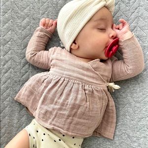 Jamie Kay kimono linen wrap blouse